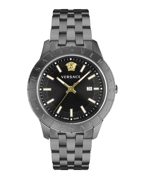 versace black metal univers watch|Versace watch unisex.